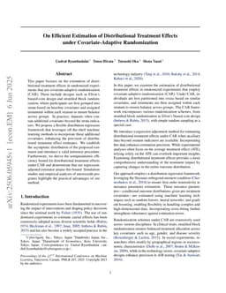 On Efficient Estimation of Distributional Treatment Effects under Covariate-Adaptive Randomization