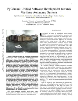 PyGemini: Unified Software Development towards Maritime Autonomy Systems