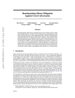 Benchmarking Misuse Mitigation Against Covert Adversaries