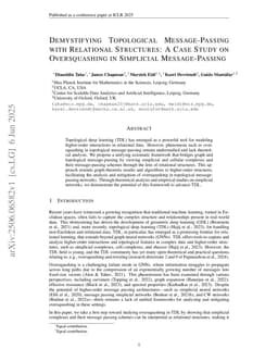 Demystifying Topological Message-Passing with Relational Structures: A Case Study on Oversquashing in Simplicial Message-Passing