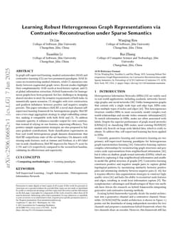 Learning Robust Heterogeneous Graph Representations via Contrastive-Reconstruction under Sparse Semantics