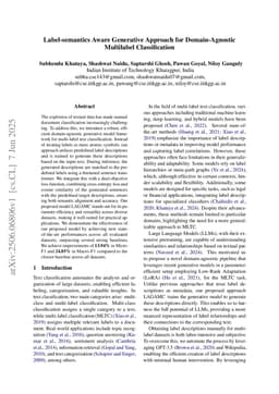 Label-semantics Aware Generative Approach for Domain-Agnostic Multilabel Classification