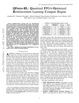 QForce-RL: Quantized FPGA-Optimized Reinforcement Learning Compute Engine