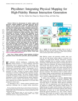 PhysiInter: Integrating Physical Mapping for High-Fidelity Human Interaction Generation