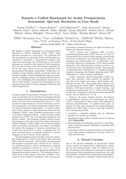 Towards a Unified Benchmark for Arabic Pronunciation Assessment: Quranic Recitation as Case Study