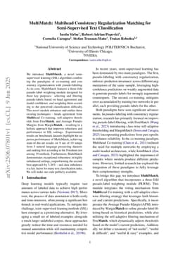MultiMatch: Multihead Consistency Regularization Matching for Semi-Supervised Text Classification