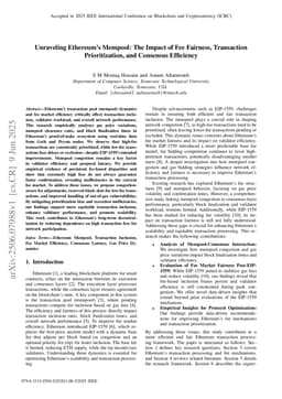 Unraveling Ethereum's Mempool: The Impact of Fee Fairness, Transaction Prioritization, and Consensus Efficiency