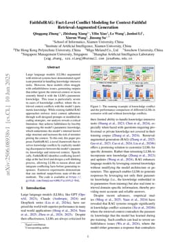 FaithfulRAG: Fact-Level Conflict Modeling for Context-Faithful Retrieval-Augmented Generation