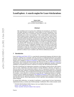 LeanExplore: A search engine for Lean 4 declarations