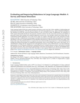 Evaluating and Improving Robustness in Large Language Models: A Survey and Future Directions
