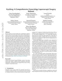 GynSurg: A Comprehensive Gynecology Laparoscopic Surgery Dataset