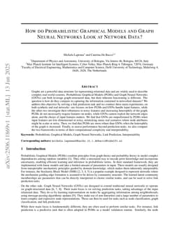 How do Probabilistic Graphical Models and Graph Neural Networks Look at Network Data?
