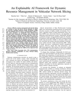 An Explainable AI Framework for Dynamic Resource Management in Vehicular Network Slicing