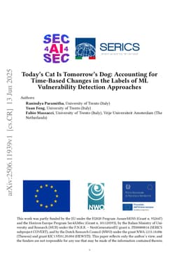 Today's Cat Is Tomorrow's Dog: Accounting for Time-Based Changes in the Labels of ML Vulnerability Detection Approaches