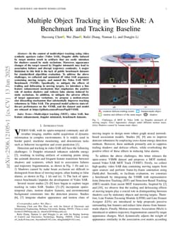 Multiple Object Tracking in Video SAR: A Benchmark and Tracking Baseline
