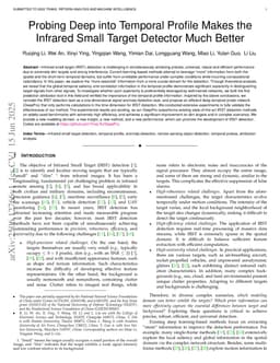Probing Deep into Temporal Profile Makes the Infrared Small Target Detector Much Better