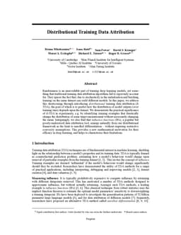Distributional Training Data Attribution