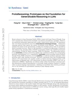 ProtoReasoning: Prototypes as the Foundation for Generalizable Reasoning in LLMs