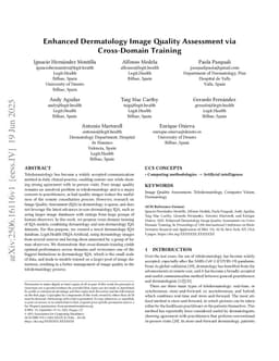 Enhanced Dermatology Image Quality Assessment via Cross-Domain Training