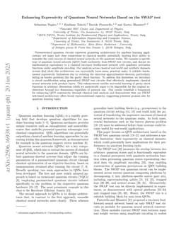 Enhancing Expressivity of Quantum Neural Networks Based on the SWAP test