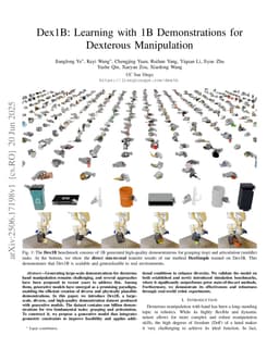 Dex1B: Learning with 1B Demonstrations for Dexterous Manipulation