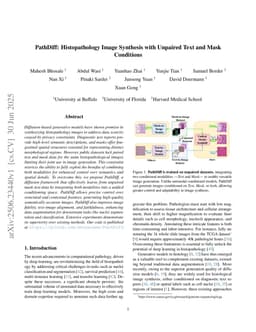 PathDiff: Histopathology Image Synthesis with Unpaired Text and Mask Conditions