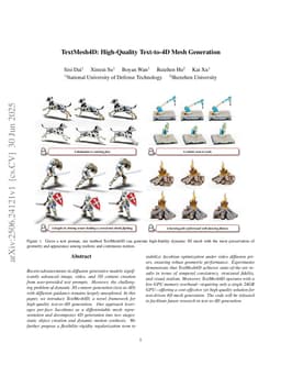 TextMesh4D: High-Quality Text-to-4D Mesh Generation