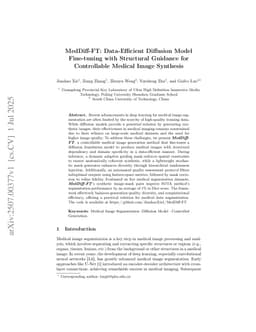 MedDiff-FT: Data-Efficient Diffusion Model Fine-tuning with Structural Guidance for Controllable Medical Image Synthesis