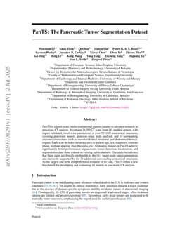 PanTS: The Pancreatic Tumor Segmentation Dataset