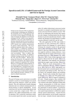 SpeechAccentLLM: A Unified Framework for Foreign Accent Conversion and Text to Speech