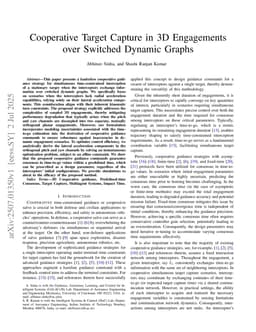 Cooperative Target Capture in 3D Engagements over Switched Dynamic Graphs