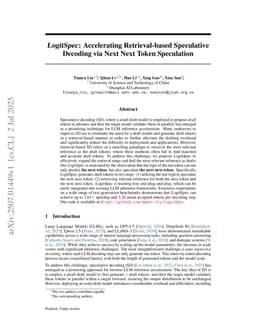 LogitSpec: Accelerating Retrieval-based Speculative Decoding via Next Next Token Speculation