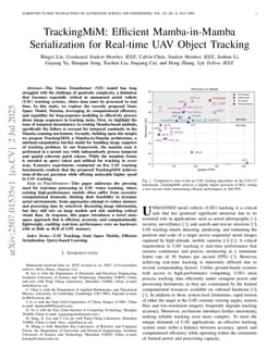 TrackingMiM: Efficient Mamba-in-Mamba Serialization for Real-time UAV Object Tracking