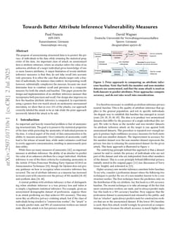 Towards Better Attribute Inference Vulnerability Measures
