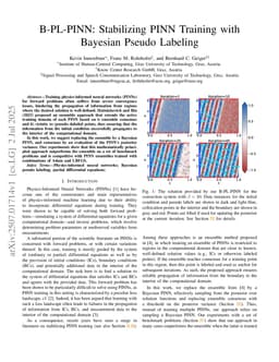 B-PL-PINN: Stabilizing PINN Training with Bayesian Pseudo Labeling