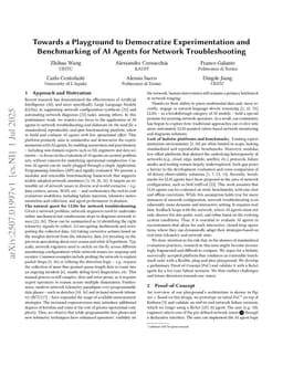 Towards a Playground to Democratize Experimentation and Benchmarking of AI Agents for Network Troubleshooting