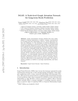 NGAT: A Node-level Graph Attention Network for Long-term Stock Prediction