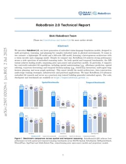 RoboBrain 2.0 Technical Report