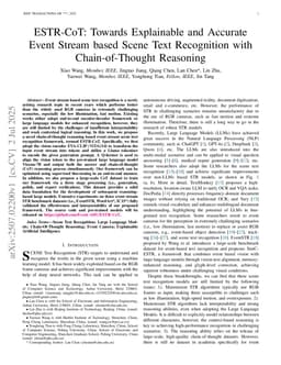 ESTR-CoT: Towards Explainable and Accurate Event Stream based Scene Text Recognition with Chain-of-Thought Reasoning