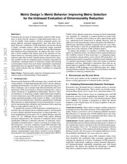 Metric Design != Metric Behavior: Improving Metric Selection for the Unbiased Evaluation of Dimensionality Reduction