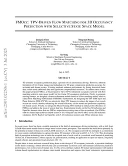 FMOcc: TPV-Driven Flow Matching for 3D Occupancy Prediction with Selective State Space Model