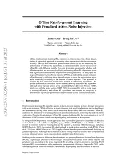 Offline Reinforcement Learning with Penalized Action Noise Injection