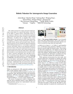 Holistic Tokenizer for Autoregressive Image Generation