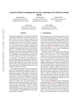 Control at Stake: Evaluating the Security Landscape of LLM-Driven Email Agents