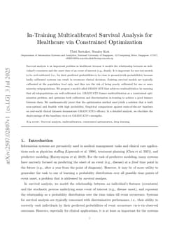 In-Training Multicalibrated Survival Analysis for Healthcare via Constrained Optimization
