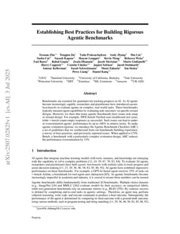 Establishing Best Practices for Building Rigorous Agentic Benchmarks