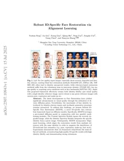 Robust ID-Specific Face Restoration via Alignment Learning