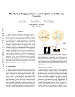 Mind the Gap: Bridging Occlusion in Gait Recognition via Residual Gap Correction