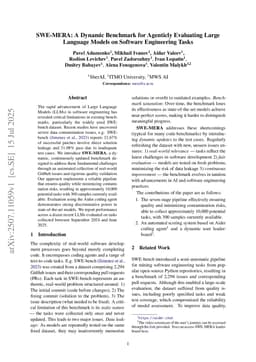 SWE-MERA: A Dynamic Benchmark for Agenticly Evaluating Large Language Models on Software Engineering Tasks