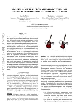 EditGen: Harnessing Cross-Attention Control for Instruction-Based Auto-Regressive Audio Editing